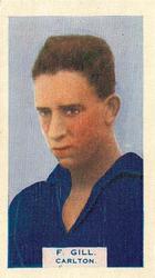 1933 Godfrey Phillips B.D.V. Victorian Footballers (A Series of 50) #47 Frank Gill Front